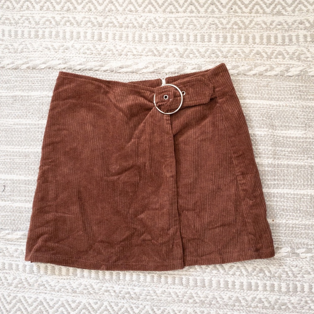 Forever 21 Burgundy Skirt